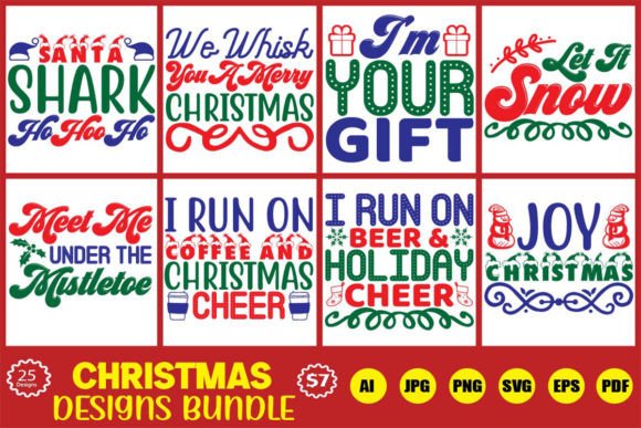 Christmas Designs Bundle for Crafts & Web