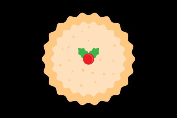 Christmas Pie from Top: Fresh Icons for Holiday Sellers