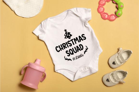 Christmas Squad Little: Festive T-Shirt Designs
