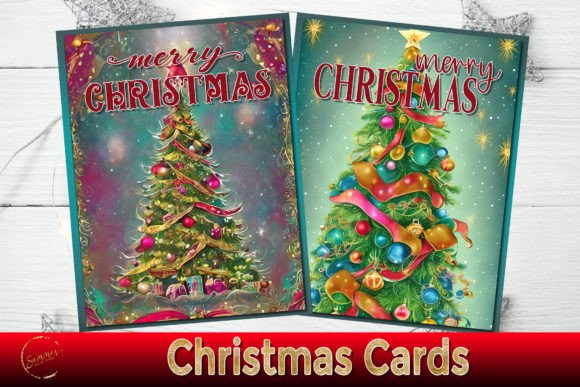 Christmas Tree Printable Cards: Print Templates Review