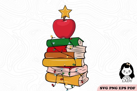 Christmas Tree Teacher SVG PNG for Crafts