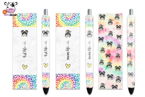 Mom Life Kid Life Leopard Pen Wrap: A Crafts Gem