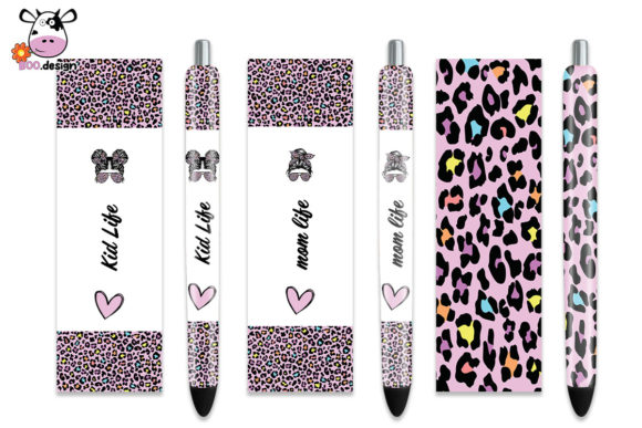 Mom Life Kid Life Pen Wrap for Crafts