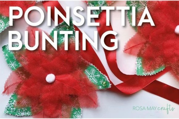 Poinsettia Bunting Sewing Patterns Review