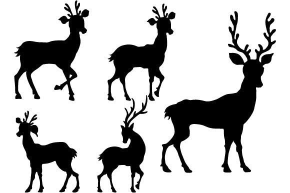 Reindeer Vector Graphic Design: Premium Print Templates