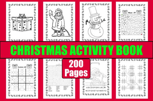Reviewing Christmas Activity Book for Kids: Kdp Interiors Gold