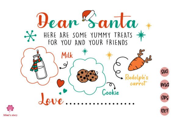Santa Tray SVG PNG for Crafts & Holiday Sales