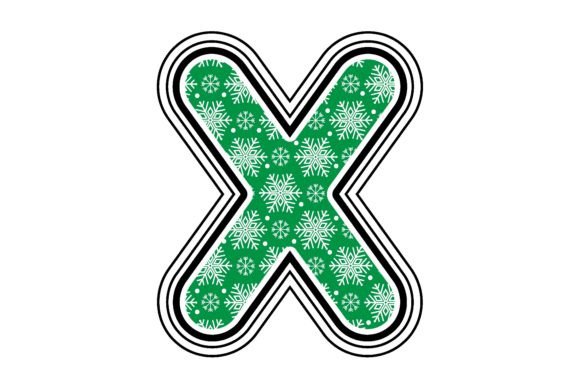 X Christmas Alphabet Png: A Crafts Asset Review